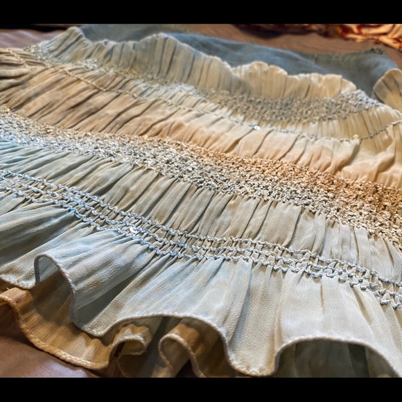 Denim sequence skirt set - Picture 12 of 16